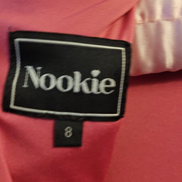 Nookie Casino 2 Tone Shift Dress in Fucshia/Berry - Picture 5 of 8